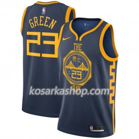 Dres Golden State Warriors Draymond Green 23 Nike 2018-19 City Edition Navy Swingman